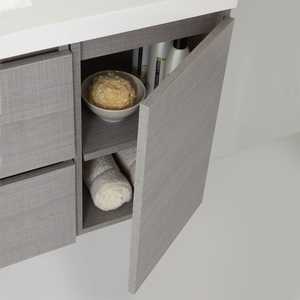 Mueble de Baño Suspendido Miami de 90 cm para Zona Izquierda, Estilo Moderno, Conjuntos de Baño Modernos - Product Image 6