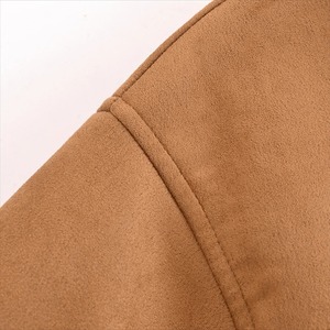 Chaqueta de Lana Tejida para Mujer, Diseño Personalizado, Informal, Versátil, Color Sólido, Cierre de Botón, Holgada y Transpirable - Product Image 6