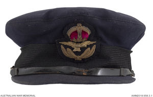 หมวก RAAF คุณภาพสูงของแท้สีน้ำเงินเข้มพร้อมหมวกราฟจากการทำผ้าพรีเมียม - Product Image 6