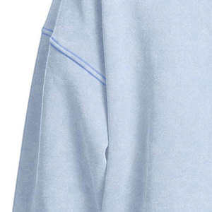 100% algodón lavado ácido polar Sudadera con capucha para hombres patrón sólido cremallera básicos para invierno cuello con capucha - Product Image 5