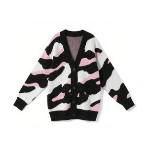 Vêtement saisonnier parfait avec un pull cardigan Pull cardigan à superposition élégant et confortable - Product Image 2