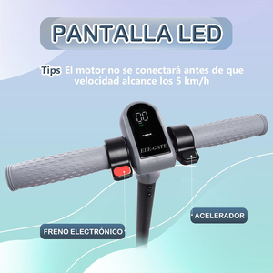 Monopattino Elettrico 110W per Bambini, Pieghevole con Telaio in Acciaio, Luci RGB e Clacson, 24V per Uso Esterno, per Neonati e Bambini - Product Image 4