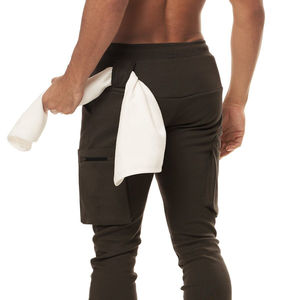 กางเกงวอร์มขาบานสำหรับผู้ชายกางเกงวิ่งขายาวผ้าคาดเอวยืดแบบลำลองออกแบบได้ตามต้องการ - Product Image 3