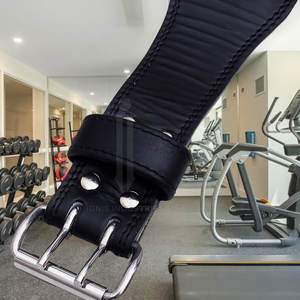 เข็มขัดยกน้ำหนักสำหรับผู้ชายฟิตเนสฟิตเนสหลายสีเข็มขัดยกน้ำหนักออกแบบโลโก้ได้ตามต้องการ - Product Image 5