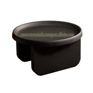 Gran oferta de fábrica, mesa de centro redonda de Metal negro, mesa de centro de nuevo diseño, uso para el hogar en forma y tamaño personalizados, precio al por mayor - Product Image 1