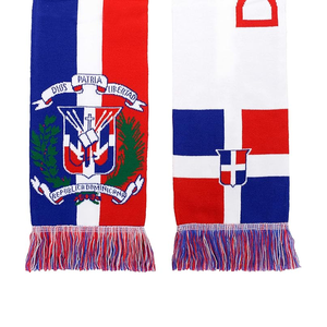 Bufandas de punto de invierno personalizadas de alta calidad para fanáticos del fútbol MOQ bajo estilo liso largo al por mayor excelente valor - Product Image 4