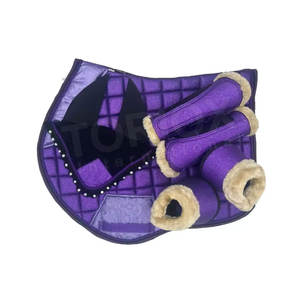 Nueva Llegada Superventas Sillines Pad Sets Venta en línea Custom Made Men Saddles Pad Sets Made In Pakistan - Product Image 1