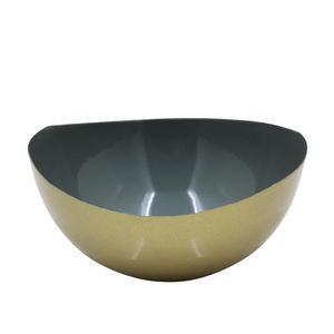 Vajilla redonda moderna hecha a mano, utensilios de cocina de metal de hierro y latón ecológicos con pegatina para embalaje de cartón de fiestas - Product Image 3