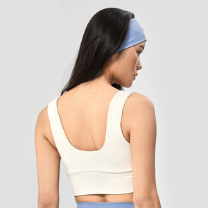 Sujetador deportivo transpirable para mujer para gimnasio, yoga, estilo simple con servicio de personalización - Product Image 2