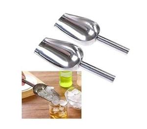 Pelle à glace écologique en acier inoxydable avec logo personnalisé Cuillère à glace robuste et durable - Product Image 1