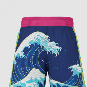 Pantalones Cortos Deportivos Personalizados para Hombre, Sublimados, con Identidad de Equipo, de Alto Rendimiento para Juego Profesional - Product Image 4