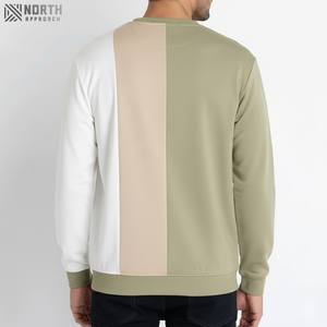 Nouvelle mode 100% coton tenue décontracté vente femmes surdimensionné côtelé cordon col rond pas cher prix hiver automne décontracté Long sweat - Product Image 2