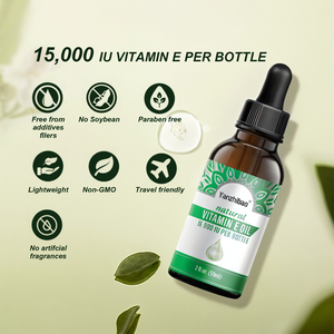 Óleo natural puro 2 FlOz da vitamina E de 100% com Retinol, ácido azelaico & hamamélis para o cuidado da pele e do prego