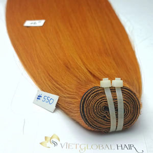 Top 1 soyeux vague droite brillant doux naturel vierge vietnamien génie Machine Double trame Extensions de cheveux 550 couleur - Product Image 5