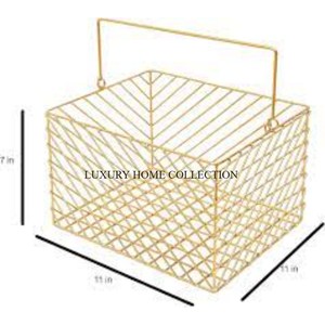 Affordable New Iron Fruits and <b>Bread</b> <b>Basket</b> with Premium Quality Ideal for Adding a Decorative Touch to Your Dining Area - Product Image 3