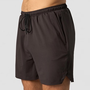 กางเกงขาสั้นออกกำลังกายผู้ชายขายส่ง แห้งเร็ว ระบายอากาศดี มีกระเป๋าซิป เอวยางยืด - Product Image 3