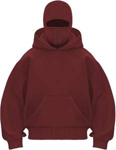 Cagoule à capuche pour homme Veste à demi-fermeture à glissière Sweat-shirt à capuche double Manteau athlétique résistant au vent - Product Image 3