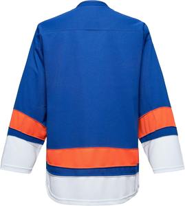 เสื้อเจอร์ซีย์ฮ็อกกี้น้ำแข็งสั่งทำจากโรงงานผลิตโพลีเอสเตอร์ทนทานแห้งเร็วการพิมพ์ซับลิเมชันแบบมืออาชีพ - Product Image 3