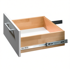 รางเลื่อนลูกปืน Hettich KA 5632 เหล็กชุบสังกะสี ความยาวมาตรฐาน 400 มม. รับน้ำหนักได้ 45 กก. พร้อมแผ่นรองรับชั้นวาง - Product Image 3