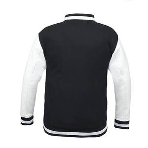 Venta al por mayor de encargo del logotipo impreso Varsity chaqueta para los hombres de gran tamaño Letterman College Baseball Bomber chaqueta de invierno para los hombres Vintage - Product Image 4