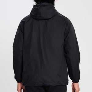 Chaqueta Cortavientos Deportiva Unisex de Poliéster/Algodón con Capucha, Impermeable, Doble Capa, con Patrón de Camuflaje - Product Image 3