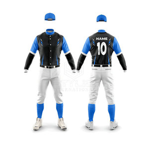เครื่องแบบเบสบอลยอดนิยมสำหรับผู้ชายเครื่องแบบเบสบอลโลโก้ของคุณเอง - Product Image 1
