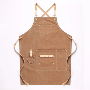 Custom <b>Adult</b> Cleaning Canvas <b>Apron</b> Kitchen <b>Apron</b> Cooking OEM - Product Image 2