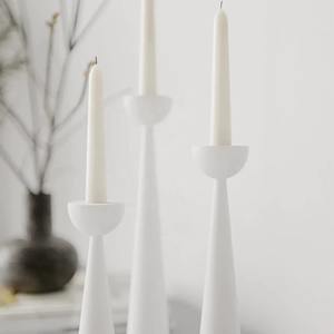 Porte-bougie en bois noir minimaliste pour la décoration de la maison, l'aménagement des étagères, la mise en place de la table à manger et la décoration des restaurants, fabriqué à la main en Inde - Product Image 3