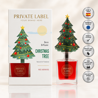 Difusor de Aromas para Árbol de Navidad con Aroma a Bayas Rojas, Marca Privada, 90 ml, OEM |   Difusor de Aromas Decorativo para las Fiestas |   España UE
