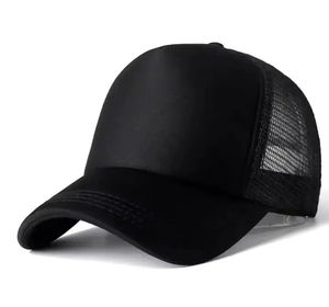 Gorra de béisbol de algodón ajustable con parte posterior de tela de malla de gorra de camionero, visera curva y ajuste transpirable para uso diario al aire libre - Product Image 6