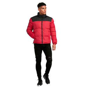 Men's Thermal Puffer Jacket with Stand Collar <b>Lightweight</b> Waterproof Breathable Winter Outdoor Cold Weather Performance - Product Image 4