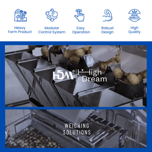 Khoai Tây hành tây lưới túi máy đóng gói với nhãn tag 10 đầu tuyến tính multihead Kết hợp định lượng dây chuyền sản xuất - Product Image 5