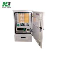 Boîtier de distribution de fibre optique extérieur FTTH 288 cœurs en acier inoxydable IP65, armoire de connexion croisée SMC avec garantie de 5 ans
