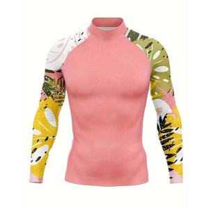 Vente en gros 2025 Oem meilleure nouveauté chemises de compression de haute qualité pour hommes sur mesure longue protection contre les éruptions cutanées vêtements de fitness et de gymnastique pour MMA - Product Image 4