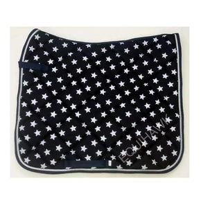 Tapis de selle anglais de haute qualité pour chevaux Polycoton coton Polyester rempli équipement d'équitation tapis de selle - Product Image 1