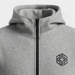 Conjunto Deportivo de Invierno Personalizado al por Mayor, Chaqueta Cortavientos Informal con Capucha, Conjunto de 2 Piezas para Gimnasio y Fitness, Resistente al Viento, Color Personalizado, 100% - Product Image 3