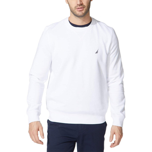 Sweat-shirt en coton surdimensionné pour homme avec logo personnalisé Pull ras du cou à épaules tombantes Sweat-shirt décontracté - Product Image 1