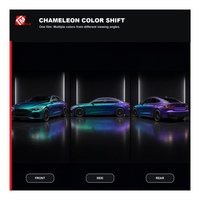 Film de protection de peinture automobile auto-cicatrisant anti-rayures en TPU PPF à changement de couleur Phantom Mimosa Rouge Vert Violet