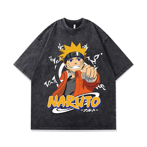 Mode personnalisé lavage à l'acide graphique T-shirt hommes surdimensionné Vintage T-shirt imprimé 100% coton été unisexe lavage à l'acide T-shirt - Product Image 2