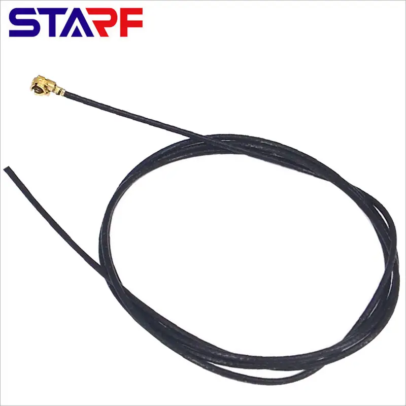 6 12 Zoll Länge Antennen verlängerung Koaxialkabel schwarze Farbe 1,13mm UFL IPEX I Stecker kabel