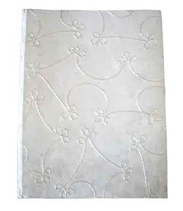 Hochwertiges weißes hand gefertigtes Baumwoll papier gesticktes Bild fotoalbum