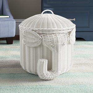 Rattan basket woven with elephant face design Handmade Storage Basket Wholesale eco-friendly Made in Viet Nam - Product Image 6