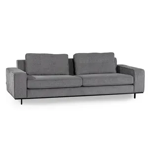 New Wooden Sofa Setsleather Sofa Combination Set Modern Interior Furniture Leather Modern Fabric Sectional Sofa