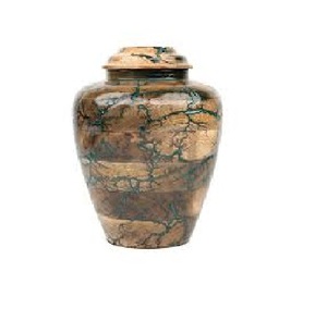 Hot Classic Brass Cremation Urn High Quality Enamel Human Ashes Storage Indian Handicraft Direct Manufacturers <b>Funeral</b> <b>Supplies</b> - Product Image 3