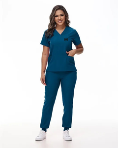 Uniformes de enfermería Venta al por mayor Uniformes de enfermería impresos personalizados Fabricante Moda de moda OEM Uniforme de enfermería - Product Image 1