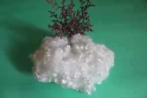 Vente en gros de couette jouet en fibre 3D polyester 100% 15D HCS blanc vierge creux conjugué siliconé remplissage remplissage filature - Product Image 2