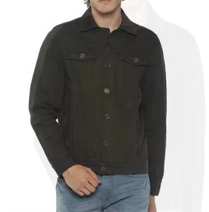 แจ็กเก็ตผ้ายีนส์สตรีทชั้นสูงผ้าถักแบบเบาโลโก้ออกแบบได้ตามต้องการ - Product Image 2