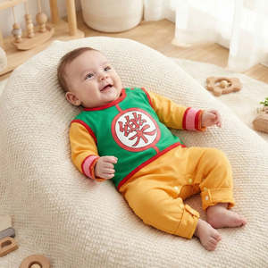 Chaozu <b>Dragon</b> <b>Ball</b> Cartoon Pattern <b>Clothing</b> Set for Baby Boys - Product Image 2