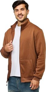 Veste en polaire pour homme de qualité supérieure, décontractée, zippée, légère, sweat-shirt athlétique, pull d'extérieur avec poches - Product Image 4