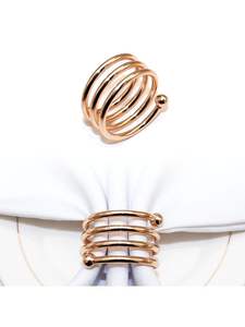 Anillo de servilleta de acero inoxidable al por mayor, diseño antiguo, decoración de mesa moderna de tejido, soporte de anillo de tejido con tamaño y logotipo personalizados - Product Image 5